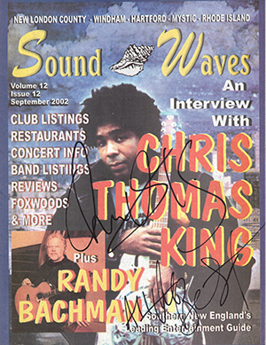 CHRIS THOMAS KING<br>Vol. 12  No. 12 - 2002<br>AUTOGRAPHED