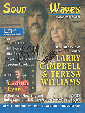 LARRY CAMPBELL & THERESA WILLIAMS<br>Vol. 32 No. 11 - 2022<br>AUTOGRAPHED